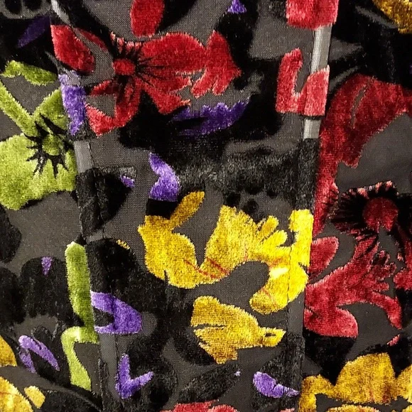 DO NOT BUY- SOLD NWT Dolls Kill Current Mood Floral Velvet Mini Dress - Picture 5 of 9